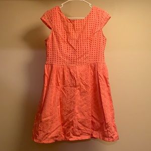 Xhilaration coral eyelet dress size M